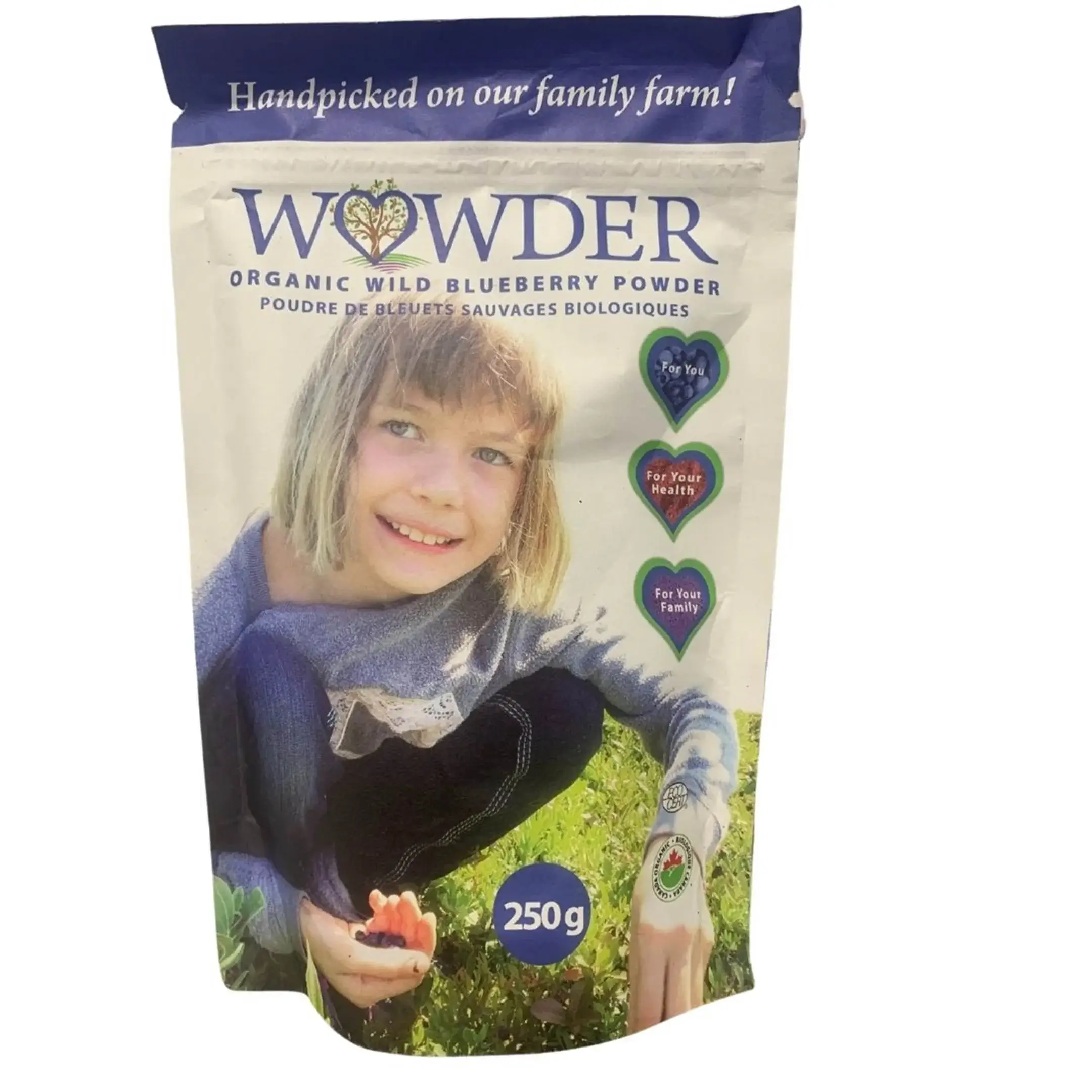 Organic wild blueberry